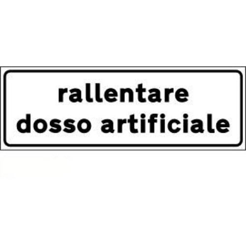 Rallentare dosso Artificiale - B - Ferro CL.1 80x27 cm