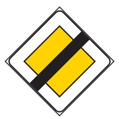 Fine del diritto di precedenza - A - Ferro - CL.1 40cm