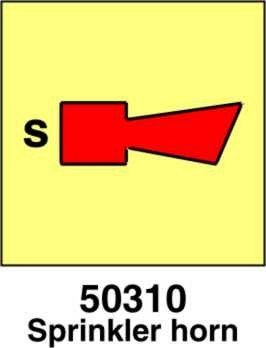 Sprinkler horn - A - PVL 150x150 mm