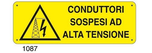 Conduttori sospesi ad alta tensione - C - Alluminio 330x500 mm