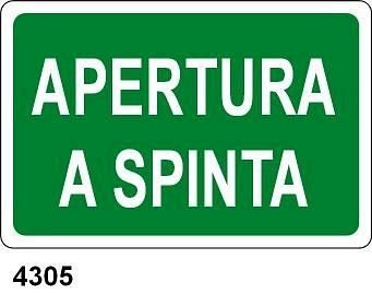 Apertura a spinta