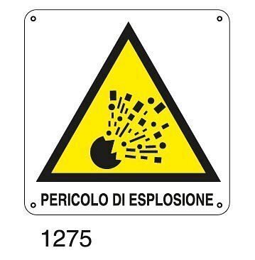 Pericolo di esplosione