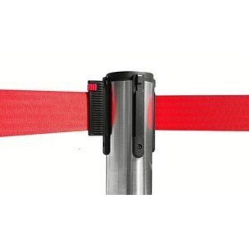 Colonnina Segnapercorso Silver nastro lunghezza 5 mt - Nastro Rosso