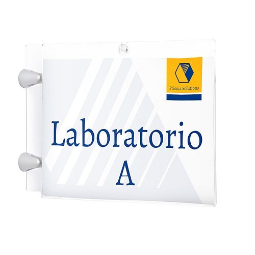 Segnaletica Plexi a Bandiera in Plexiglass per Targhe