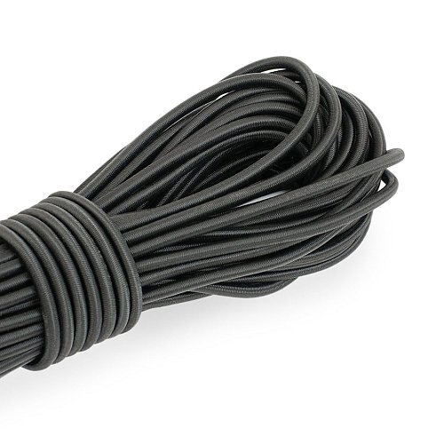 Cordino elastico  nero 25 metri per colonnina linea Museum.