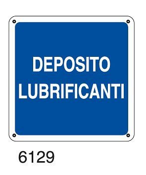 Deposito lubrificanti - A - Alluminio 120x120 mm