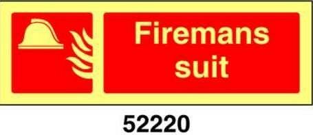 Firemans suit - A - ADL 300x100 mm