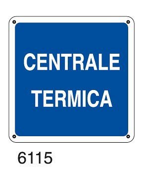 Centrale termica - A - Alluminio 120x120 mm