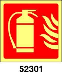 Fire extinguisher - A - ADL 100x100 mm