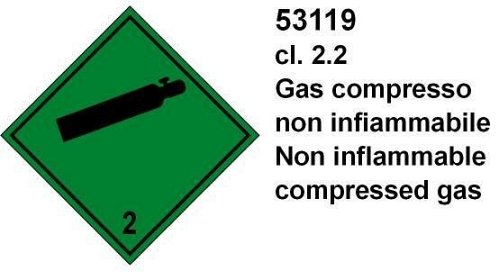 Gas Compresso cl 2.2 - A - PVC adesivo - 100x100 mm