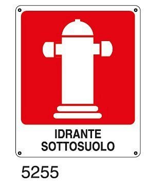 GLOBAL CARTELLO SEGNALETICO BIFACCIALE QUADRATO - IDRANTE - In Allumin Con Stampa Diretta U V Ideale Anche Per Esterno - Foto 6