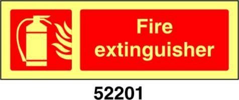 Fire extinguisher - A - ADL 300x100 mm