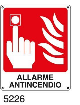 12 Adesivi Allarme Deterrenti - 8,5x5,5 Cm, Resistenti Alle Intemperie