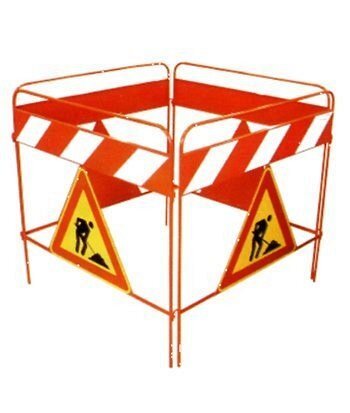 Quadrilatero per Chiusini rifrangente cm. 100x100x100