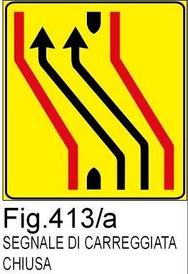 Segnale di carreggiata chiusa