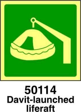 Davit-launched liferaft