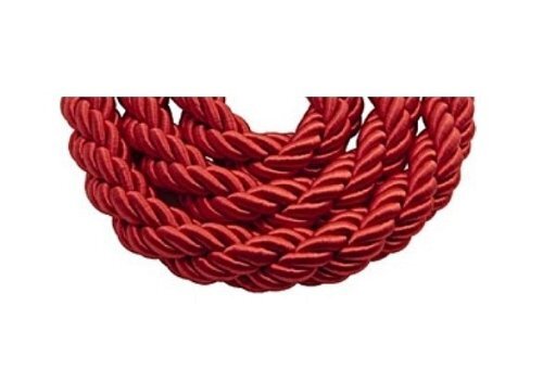 Cordone di delimitazione al metro senza moschettoni - Colore ROSSO