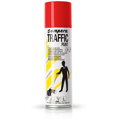 TRAFFIC PAINT bombolette vernice per macchinetta traccialinee - Rosso - 1 Bomboletta