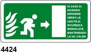 Uscita di Sicurezza in caso di incendio