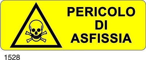 Pericolo di asfissia
