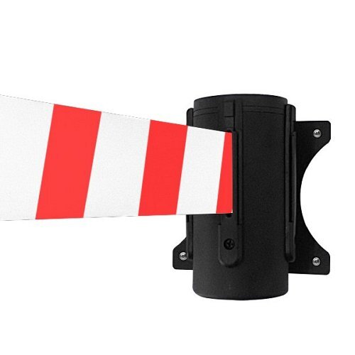 Avvolgitore a muro con nastro estensibile fino a 3 metri - Nastro Bianco/Rosso
