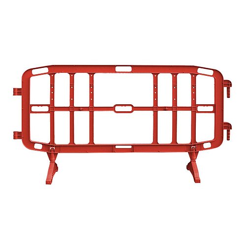 Transenna in plastica 200x102 cm - Rosso - 1 pz