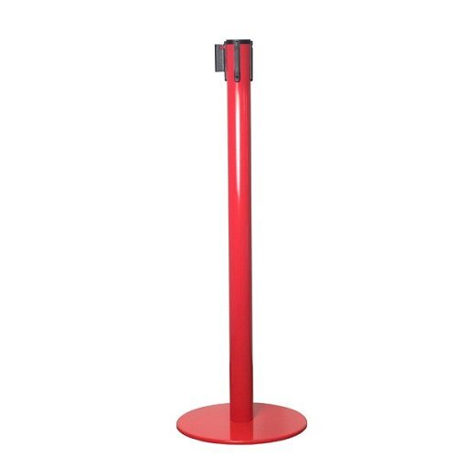 Colonnina SEGNAPERCORSO ROSSA con base piatta