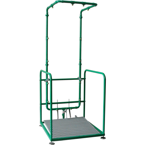 Pedana con 14 sprinklers automatici