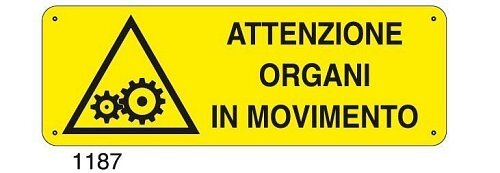 Attenzione organi in movimento