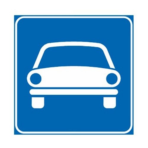 Strada riservata ai veicoli a motore - A - Ferro CL.1 40cm