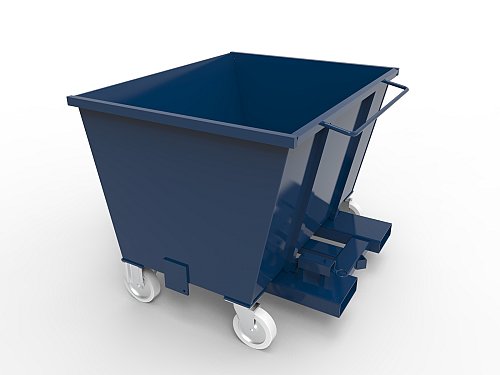 Contenitore Ribaltabile - Portata Lt 500 - Blu