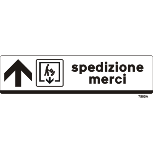 Spedizione Merci - Direzione della freccia: AVANTI