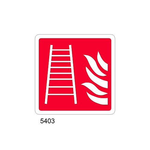Scala antincendio - D - Alluminio 370x370 mm