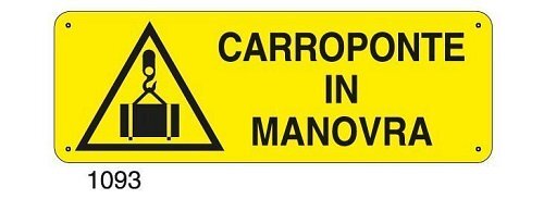 Carroponte in manovra - A - Alluminio 350x125 mm
