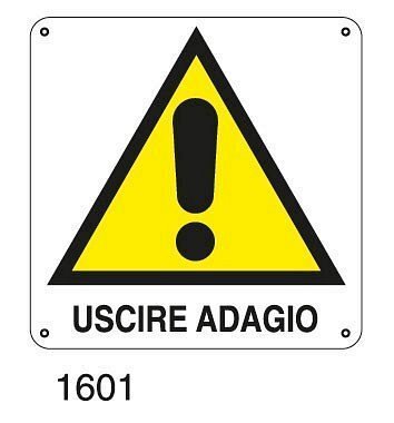 Uscire adagio - A - Alluminio 145x145 mm - Conf 10 pz.