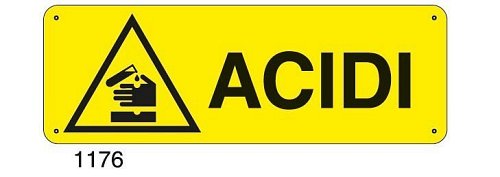 Acidi - C - Alluminio 330x500 mm