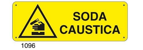 Soda caustica - E - Alluminio 500x700 mm - Conf 10 pz.