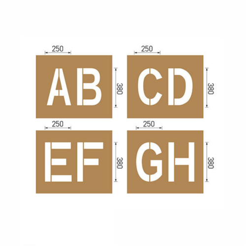 Kit XL Lettere 1 (A-H)