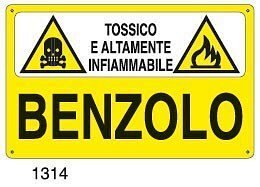 Tossico e altamente infiammabile-Benzolo