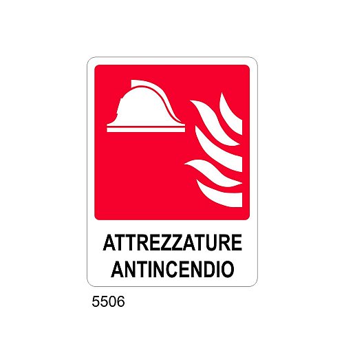 Attrezzature antincendio - D- Alluminio 370x500 mm
