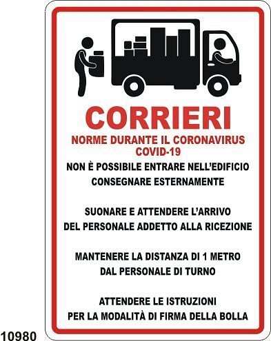 Normativa corrieri coronavirus covid-19