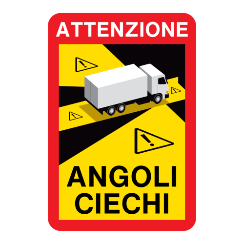 Angoli Ciechi (Italia) Camion - Alluminio - 170x250 mm