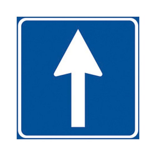 Senso unico frontale - A - Alluminio CL.1 40cm