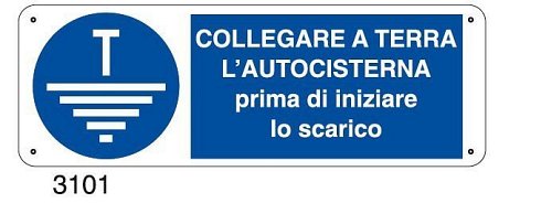 Collegare a terra l'autocisterna prima di iniziare lo scarico