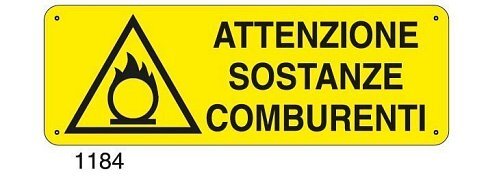 Attenzione sostanze comburenti