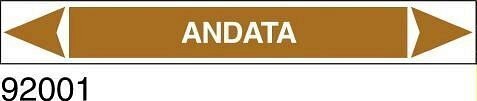 Andata -etichetta - B - PVC adesivo - 350x60 mm