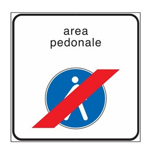 Fine area pedonale