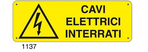 Cavi elettrici interrati - C - Alluminio 330x500 mm