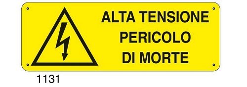 Alta tensione pericolo di morte