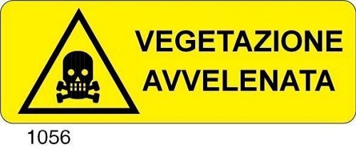 Vegetazione avvelenata - C - Alluminio 330x500 mm